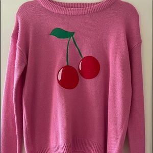 Pink Cherry Sweater